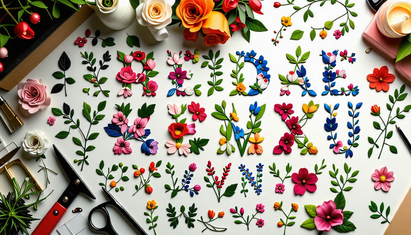 discover a stunning collection of beautiful floral fonts that will elevate your crafting projects. perfect for invitations, greeting cards, and diy designs, these unique typefaces add a touch of elegance and creativity to your work. explore our selection and bring your artistic vision to life!